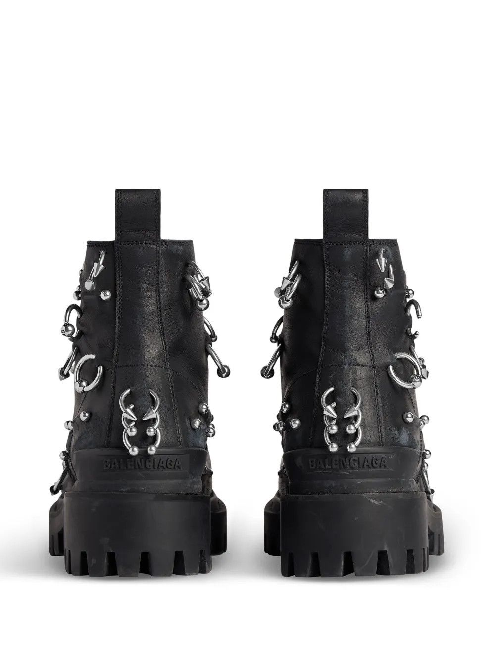 Balenciaga Leather Strike Piercing Boots Size US 10 / EU 43 - 2 Thumbnail