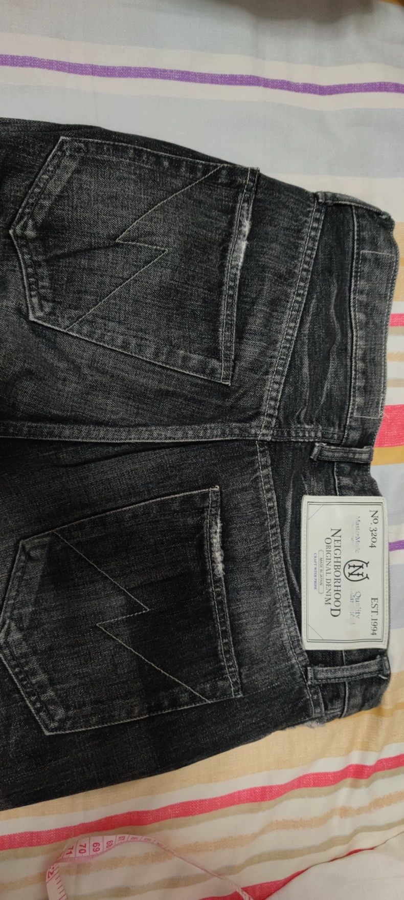 Neighborhood NBHD 9th Anniversary Black Jeans - dmc Size US 31 - 5 Thumbnail