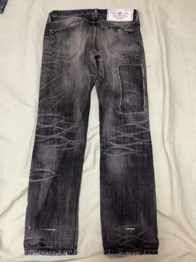 Neighborhood Neighborhood 15AW Patch Black Denim - dmc Size US 31 - 4 Thumbnail