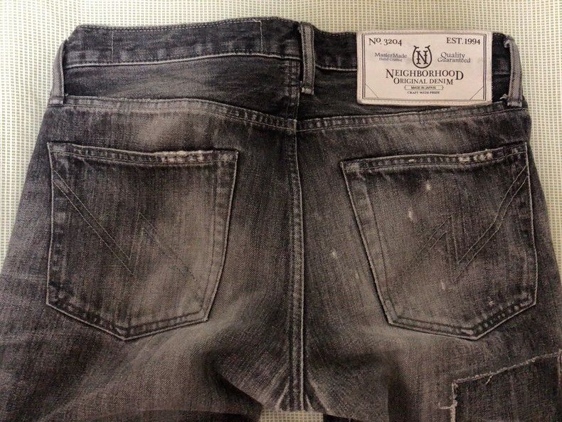 Neighborhood Neighborhood 15AW Patch Black Denim - dmc Size US 31 - 5 Thumbnail