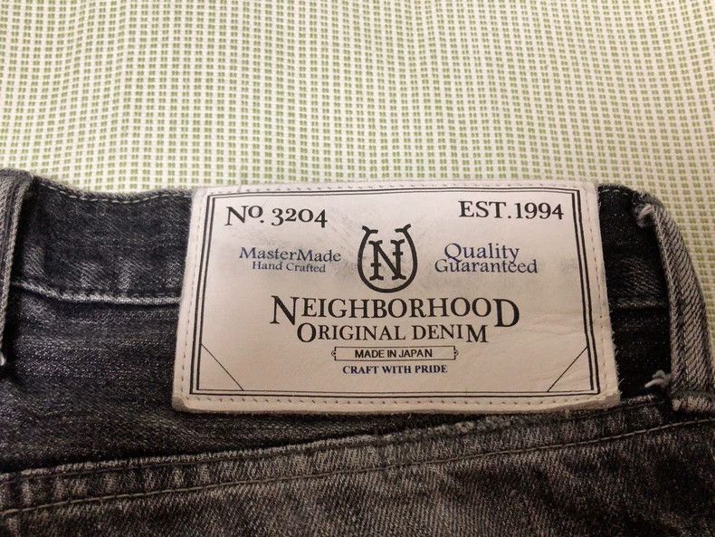 Neighborhood Neighborhood 15AW Patch Black Denim - dmc Size US 31 - 6 Thumbnail