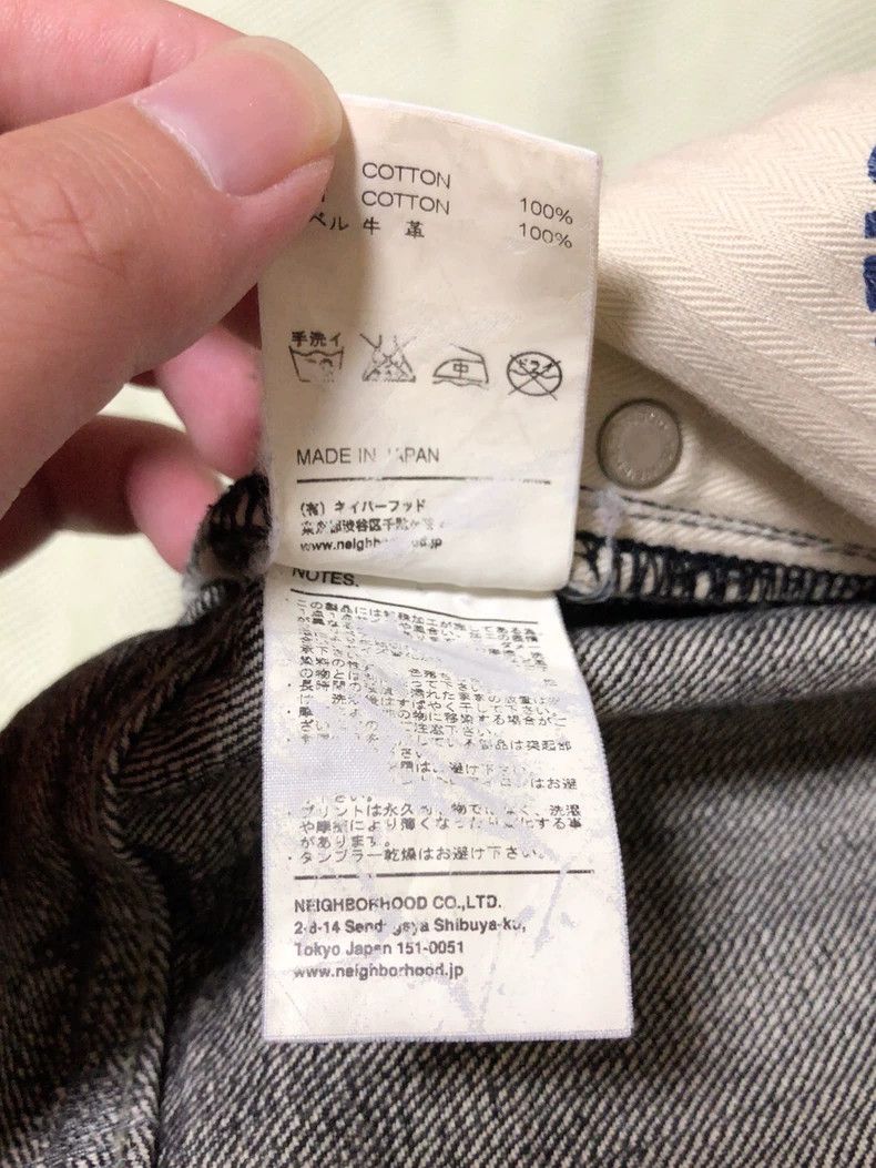 Neighborhood Neighborhood 15AW Patch Black Denim - dmc Size US 31 - 8 Thumbnail