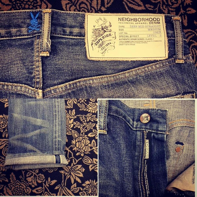 Neighborhood Neighborhood DEEP MID STRAIGHT Denim - dmc Size US 31 - 3 Thumbnail