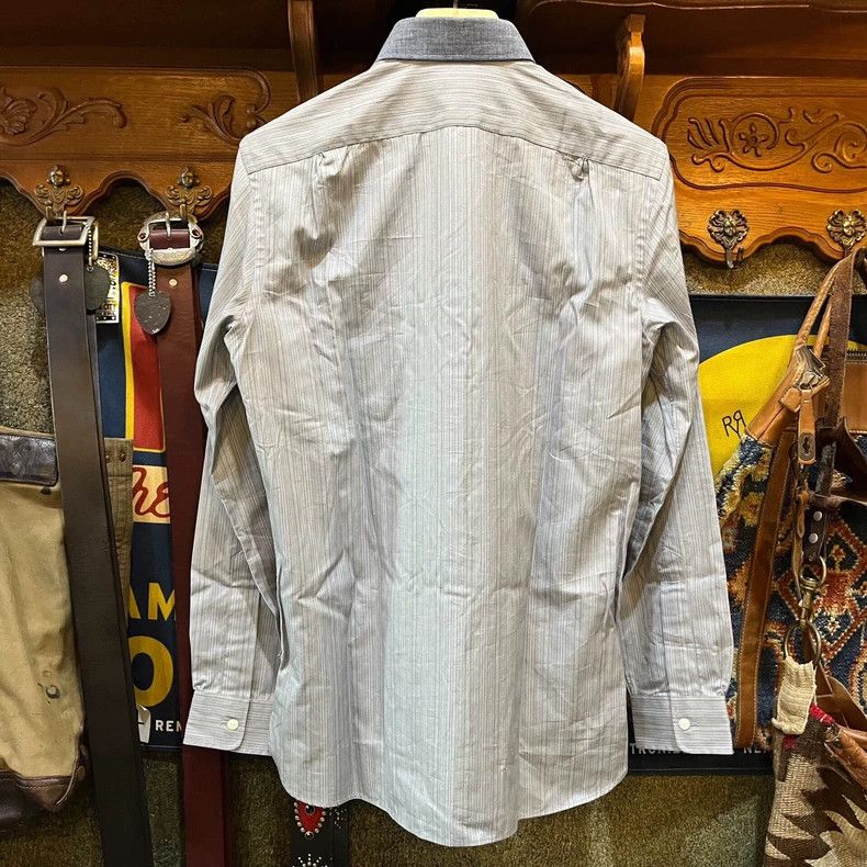 RRL Ralph Lauren RRL Striped Button-Up Shirt - dmc Size US M / EU 48-50 / 2 - 2 Thumbnail
