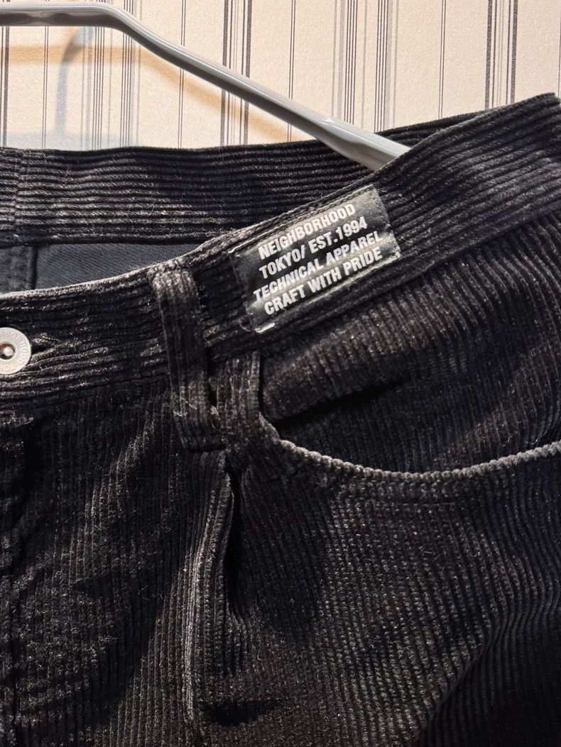 Neighborhood Neighborhood Black Corduroy Pants L - dmc Size US 31 - 3 Thumbnail