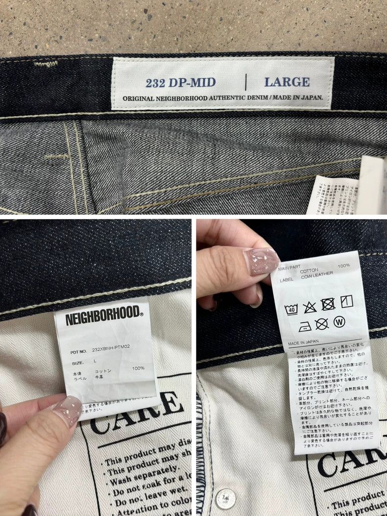 Neighborhood Neighborhood 23AW Rigid Denim Jeans L - dmc Size US 30 / EU 46 - 7 Thumbnail