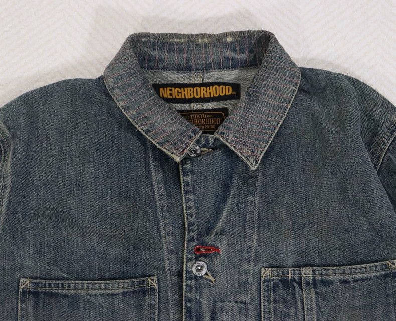 Neighborhood Neighborhood 18ss Savage Coverall Denim Jacket - dmc Size US XL / EU 56 / 4 - 3 Thumbnail