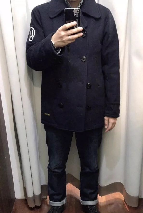 Neighborhood NEIGHBORHOOD Wool Blend Peacoat - dmc Size US S / EU 44-46 / 1 - 9 Thumbnail