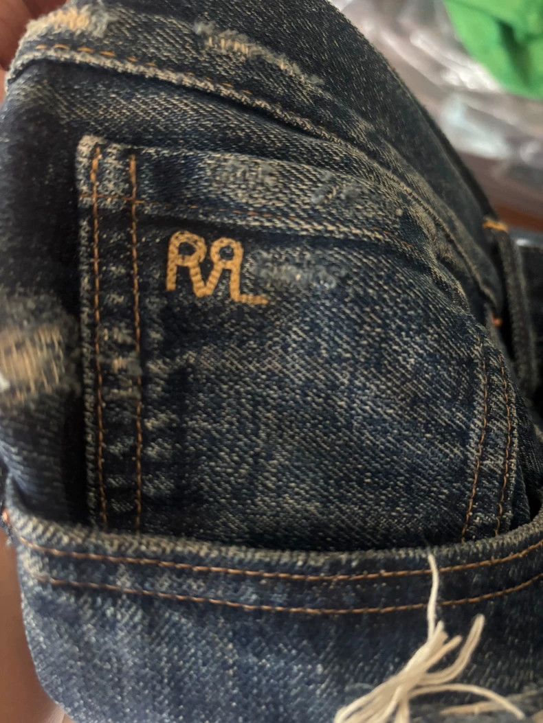 RRL Ralph Lauren RRL 24SS Repaired Vintage Denim Jeans - dmc Size US 32 / EU 48 - 4 Thumbnail
