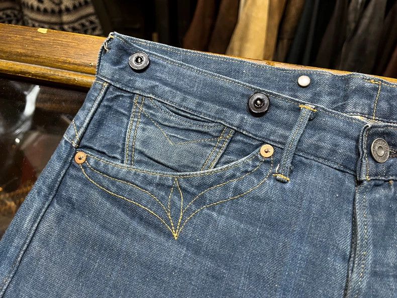 RRL Ralph Lauren RRL Vintage Denim Jeans with Smiley Pocket - dmc Size US 30 / EU 46 - 3 Thumbnail