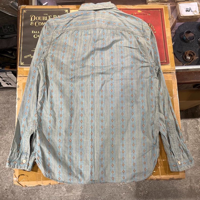 RRL Ralph Lauren RRL Vintage Printed Long Sleeve Shirt - dmc Size US M / EU 48-50 / 2 - 3 Thumbnail