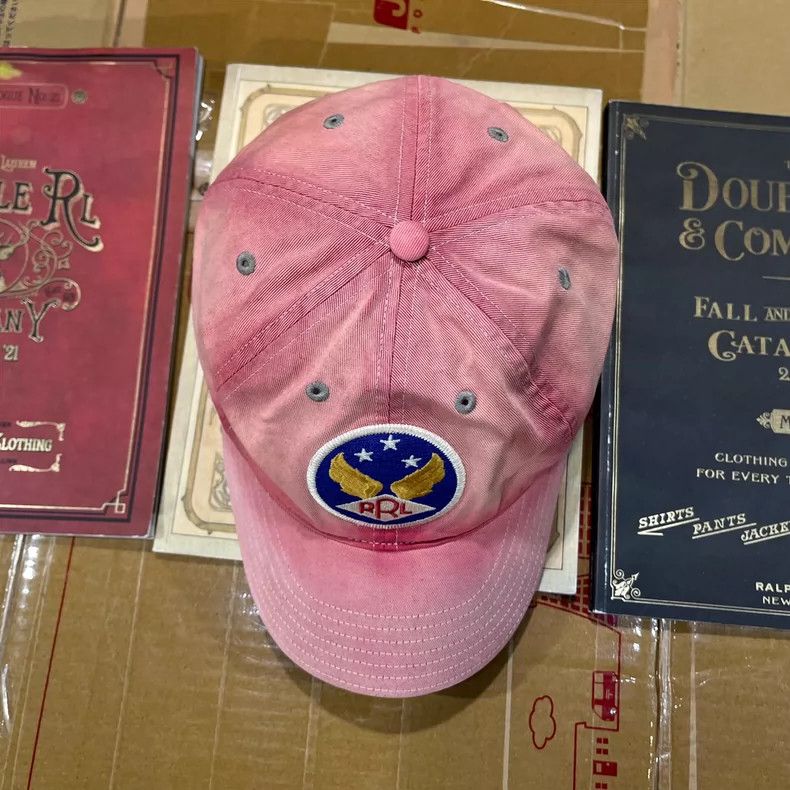 RRL Ralph Lauren RRL Distressed Pink Baseball Cap - dmc Size ONE SIZE - 6 Thumbnail
