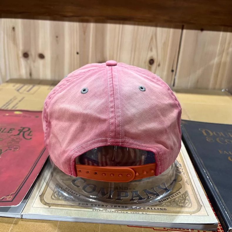 RRL Ralph Lauren RRL Distressed Pink Baseball Cap - dmc Size ONE SIZE - 4 Thumbnail