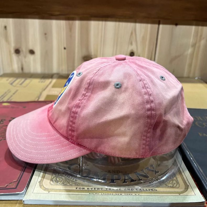 RRL Ralph Lauren RRL Distressed Pink Baseball Cap - dmc Size ONE SIZE - 5 Thumbnail