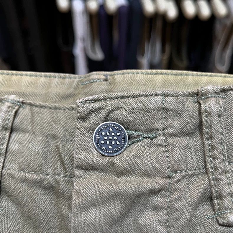 RRL Ralph Lauren RRL Distressed Patch Casual Shorts - dmc Size US 34 / EU 50 - 3 Thumbnail
