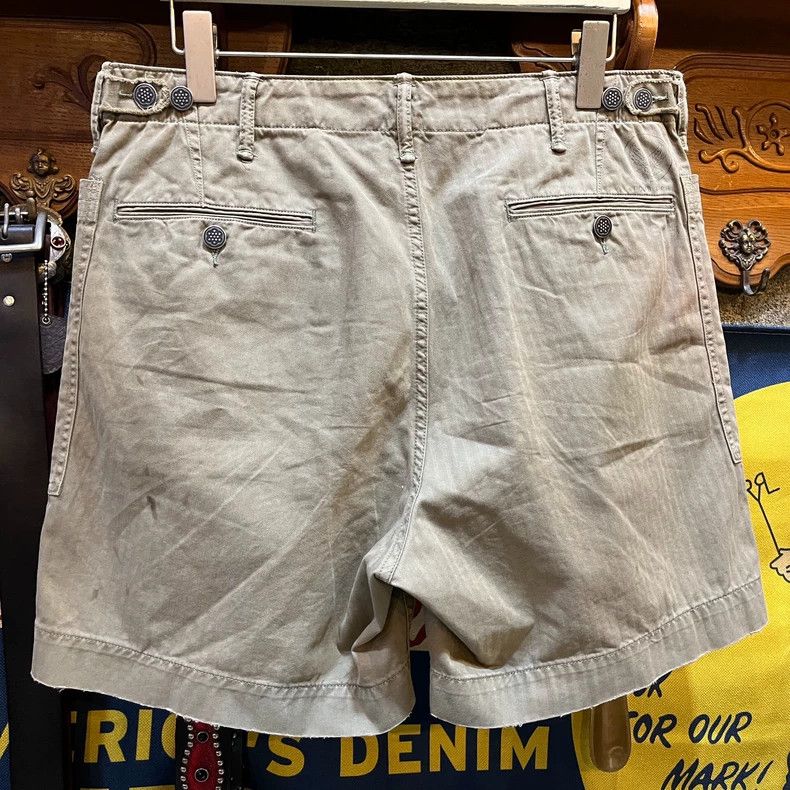 RRL Ralph Lauren RRL Distressed Patch Casual Shorts - dmc Size US 34 / EU 50 - 2 Thumbnail