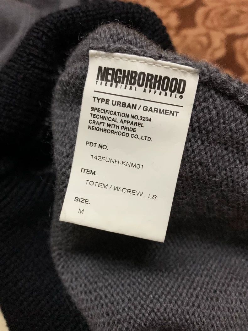 Neighborhood NEIGHBORHOOD Totem Wool Crewneck Sweater - dmc Size US M / EU 48-50 / 2 - 5 Thumbnail