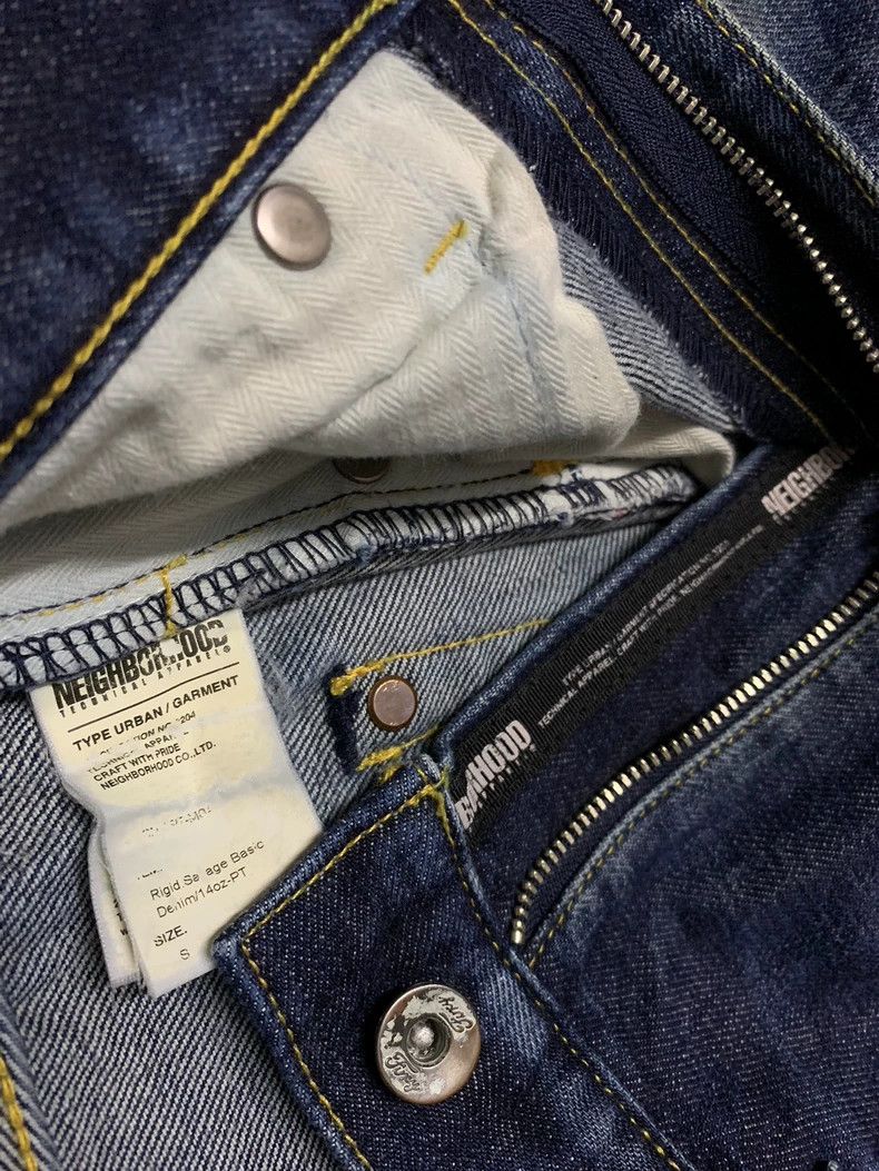 Neighborhood NEIGHBORHOOD Basic Straight Rigid Denim Jeans - dmc Size US 29 - 5 Thumbnail