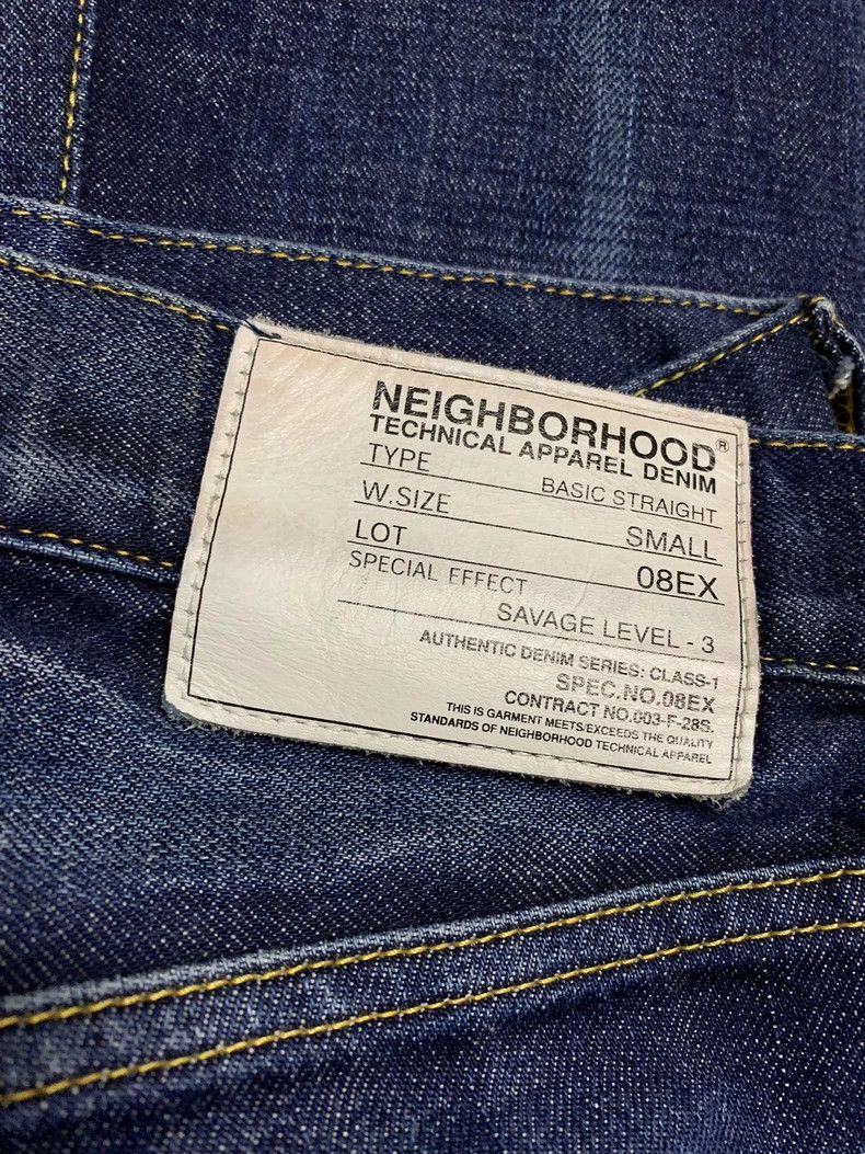 Neighborhood NEIGHBORHOOD Basic Straight Rigid Denim Jeans - dmc Size US 29 - 6 Thumbnail