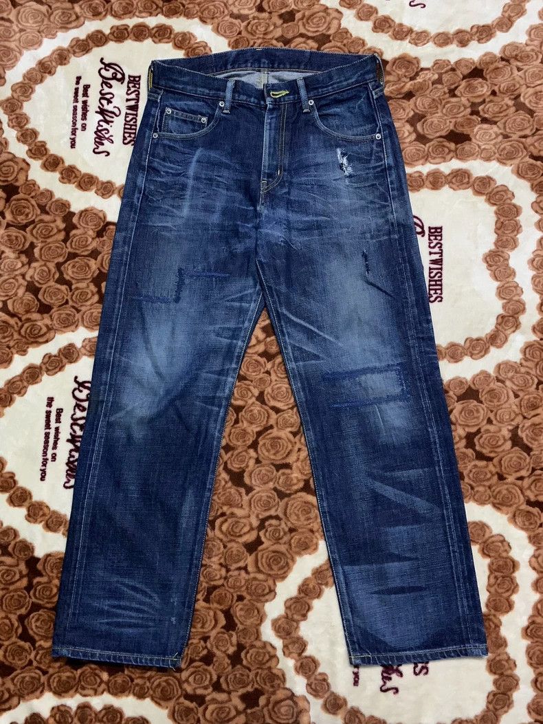 Neighborhood NEIGHBORHOOD Basic Straight Rigid Denim Jeans - dmc Size US 29 - 2 Thumbnail