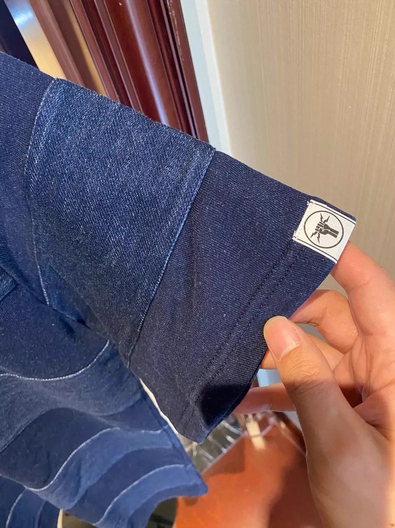 Neighborhood NEIGHBORHOOD 18 Indigo Dyed T-shirt - dmc Size US L / EU 52-54 / 3 - 3 Thumbnail