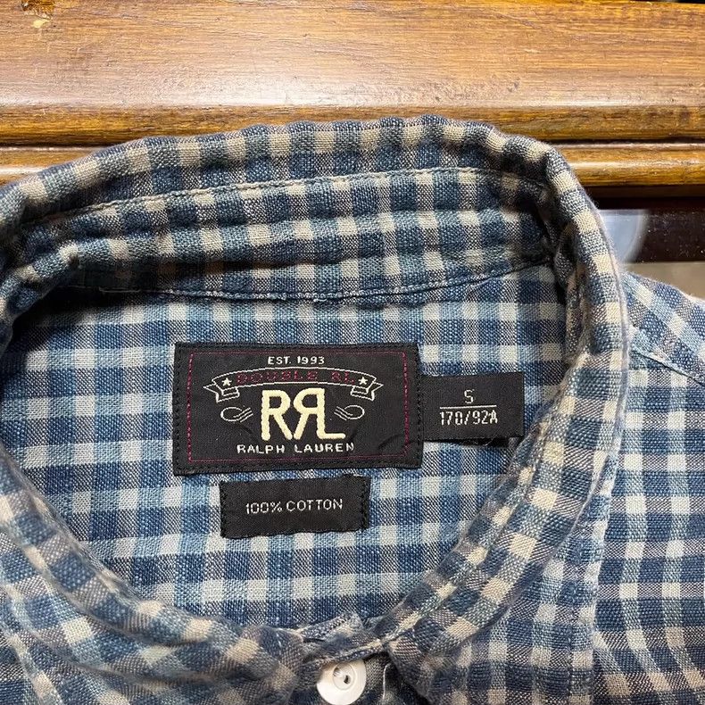 RRL Ralph Lauren RRL Vintage Plaid Long Sleeve Shirt - dmc Size US S / EU 44-46 / 1 - 3 Thumbnail