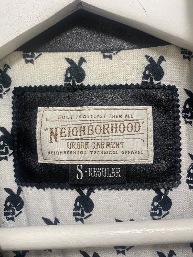 Neighborhood Neighborhood Leather Motorcycle Jacket - dmc Size US S / EU 44-46 / 1 - 5 Thumbnail