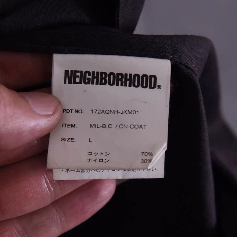 Neighborhood NEIGHBORHOOD Mid-Length Washed Trench Coat - dmc Size US L / EU 52-54 / 3 - 5 Thumbnail