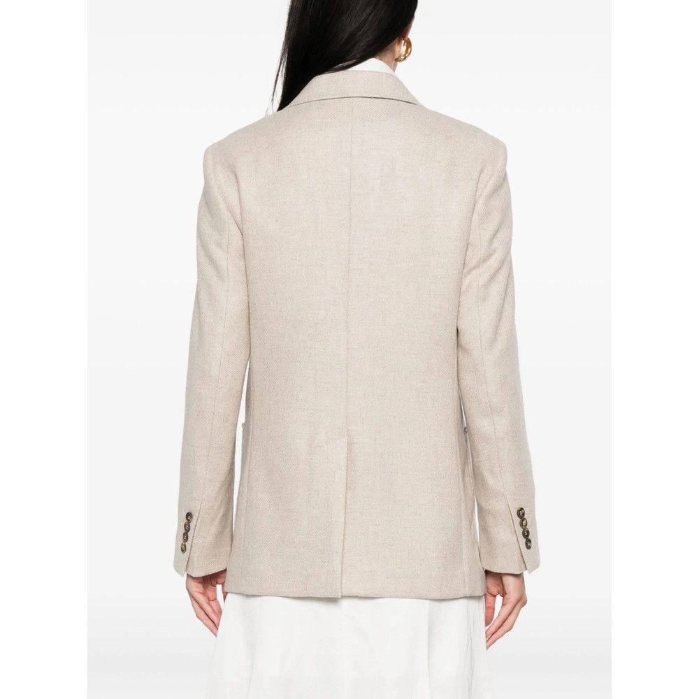 Max Mara Max Mara NEUTRALS Jackets - Blazers Size M / US 6-8 / IT 42-44 - 4 Thumbnail