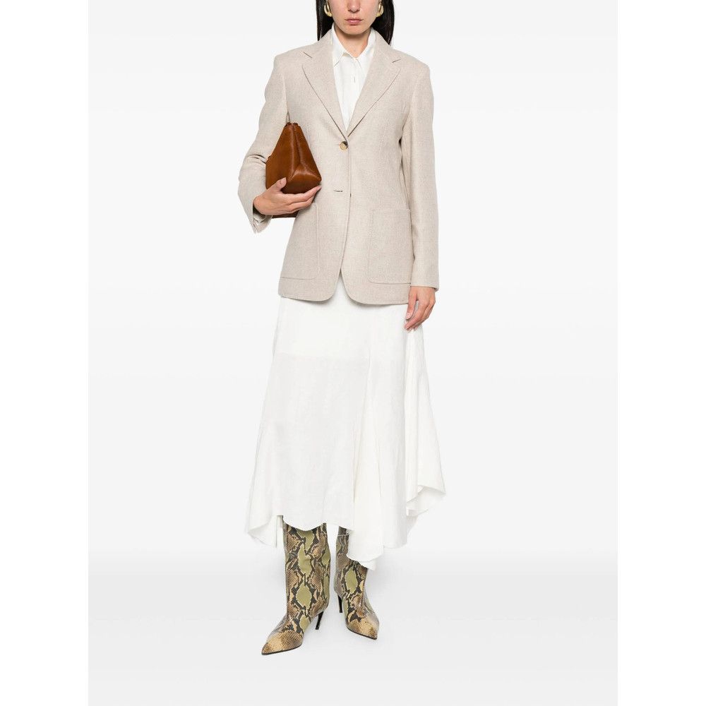 Max Mara Max Mara NEUTRALS Jackets - Blazers Size M / US 6-8 / IT 42-44 - 3 Thumbnail
