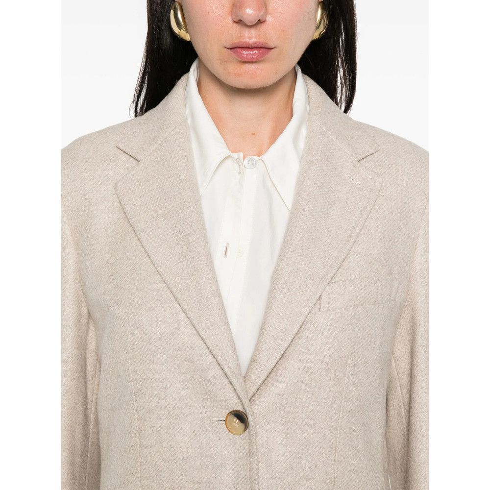 Max Mara Max Mara NEUTRALS Jackets - Blazers Size M / US 6-8 / IT 42-44 - 2 Thumbnail