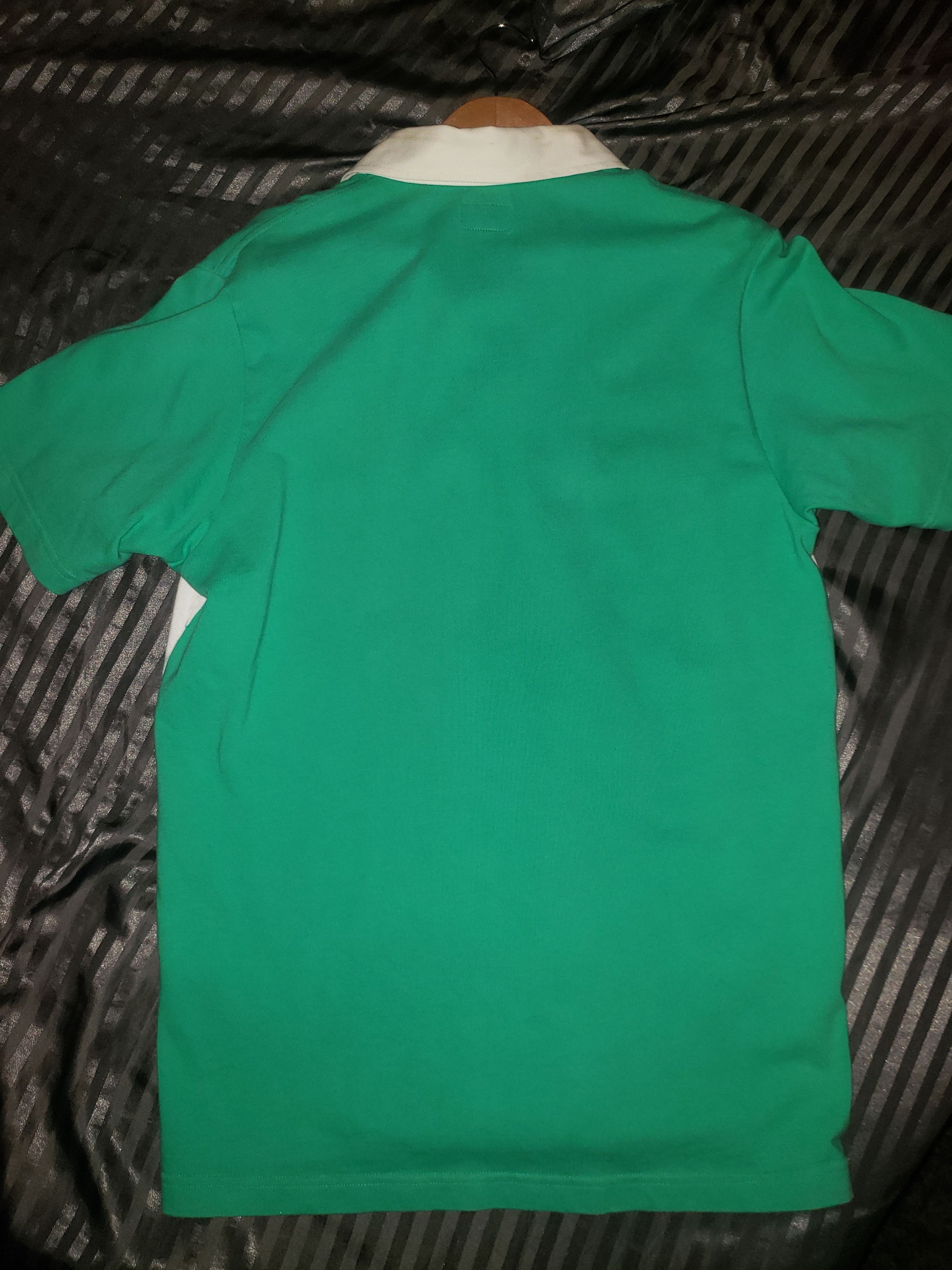 Supreme Supreme Rugby Polo S/S Green and White ss16 | Grailed