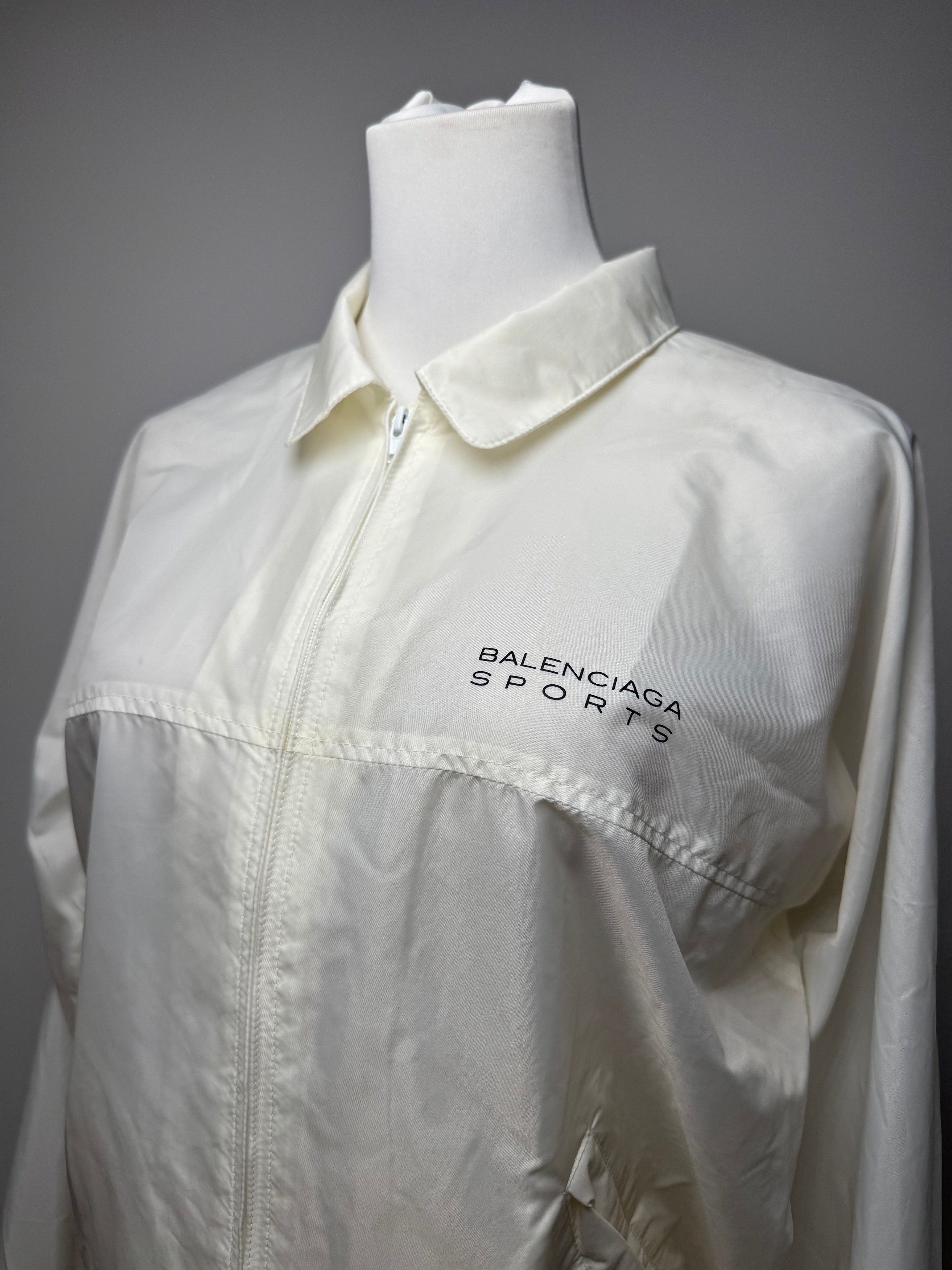 Balenciaga Vintage Polyester Blouson White M Size M / US 6-8 / IT 42-44 - 7 Thumbnail