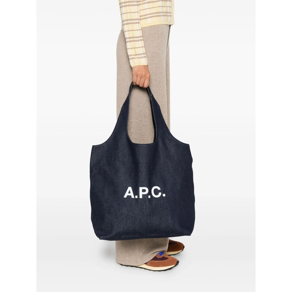 A.P.C. A.p.c. BLUE Tote Bags Size ONE SIZE - 2 Thumbnail