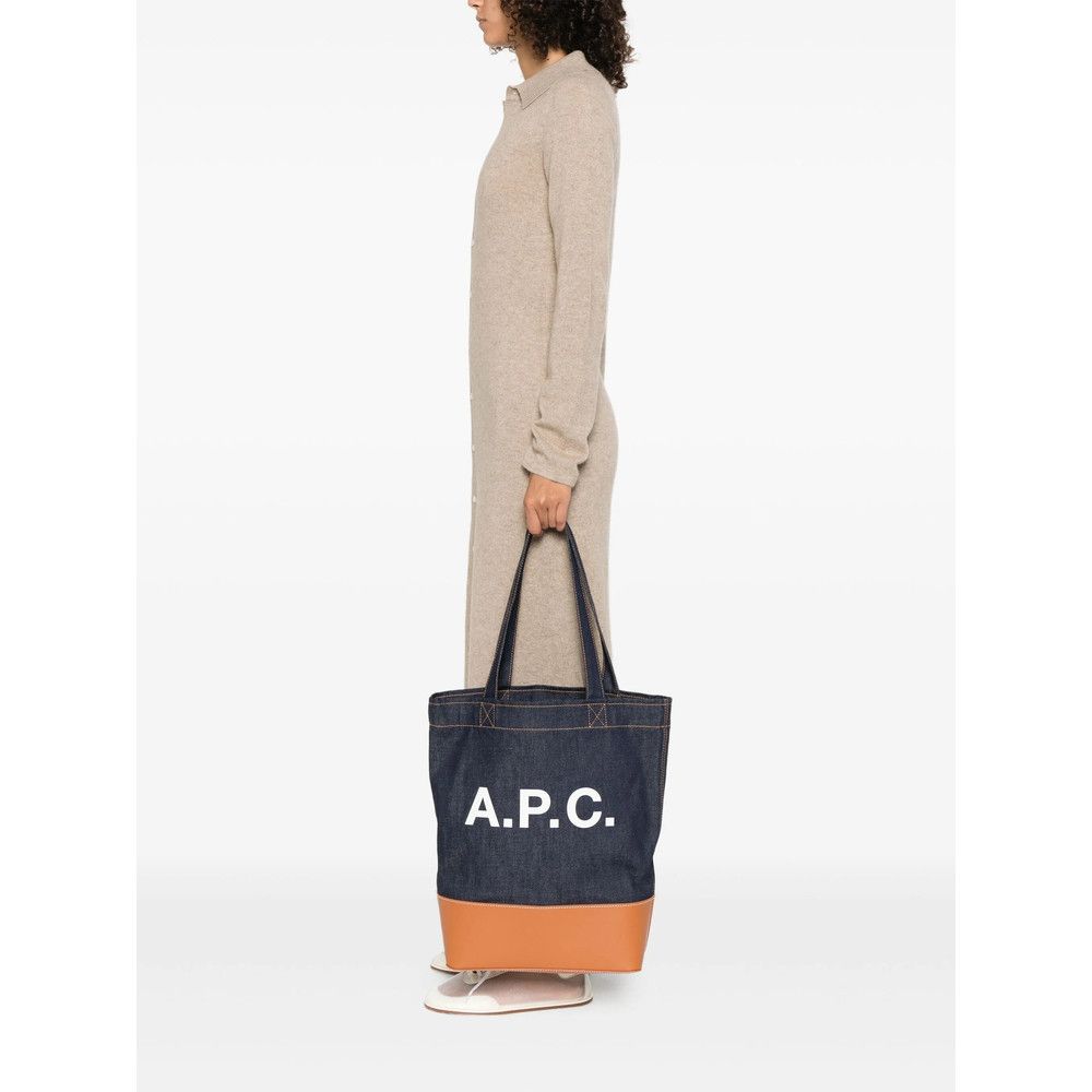 A.P.C. A.p.c. BLUE Shoulder Bags Size ONE SIZE - 4 Thumbnail