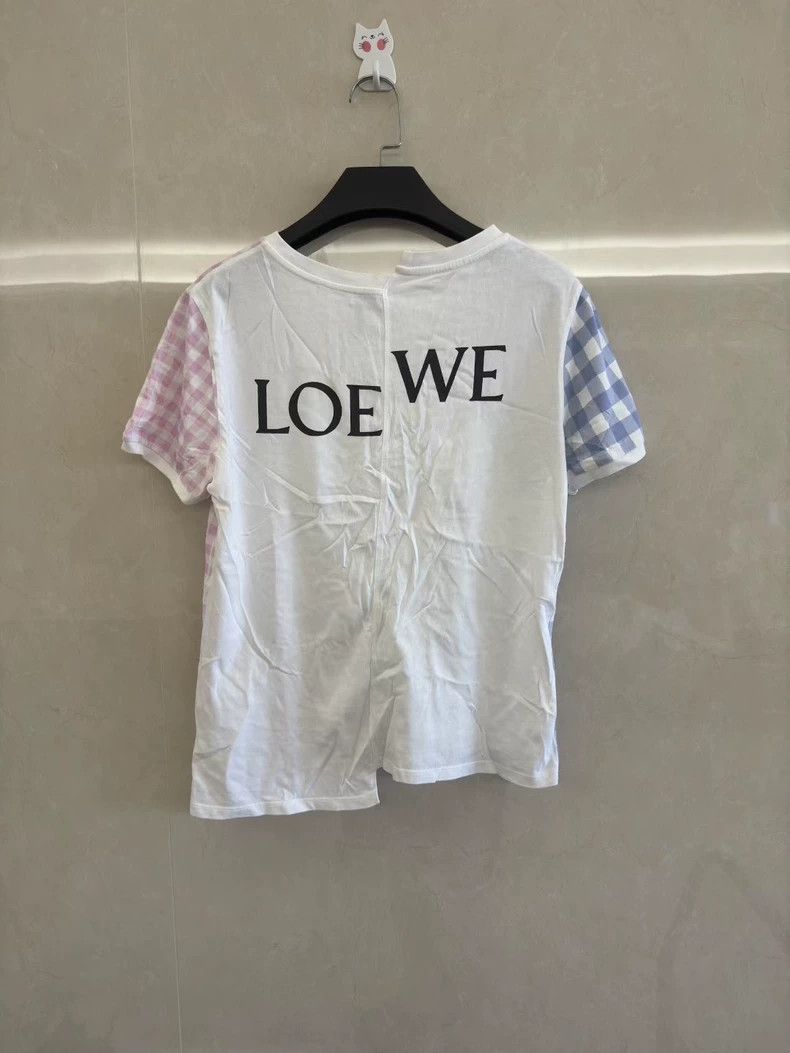 Loewe Loewe Colorblock Plaid Asymmetric Tee - dmc Size US M / EU 48-50 / 2 - 2 Thumbnail