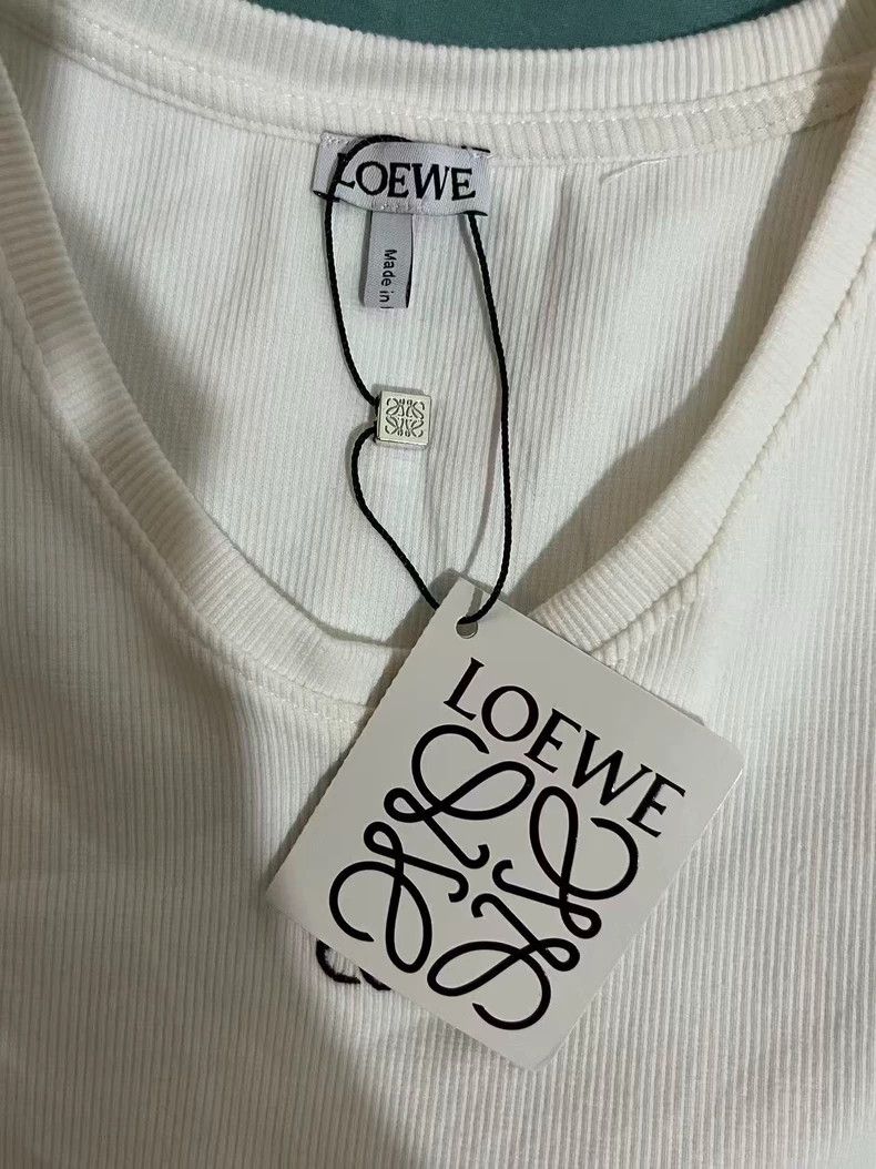 Loewe LOEWE New White Sleeveless Top - dmc Size US M / EU 48-50 / 2 - 3 Thumbnail