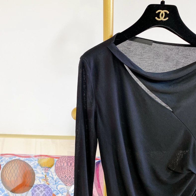 Helmut Lang Helmut Lang Black Backless Top XS - dmc Size US XS / EU 42 / 0 - 3 Thumbnail