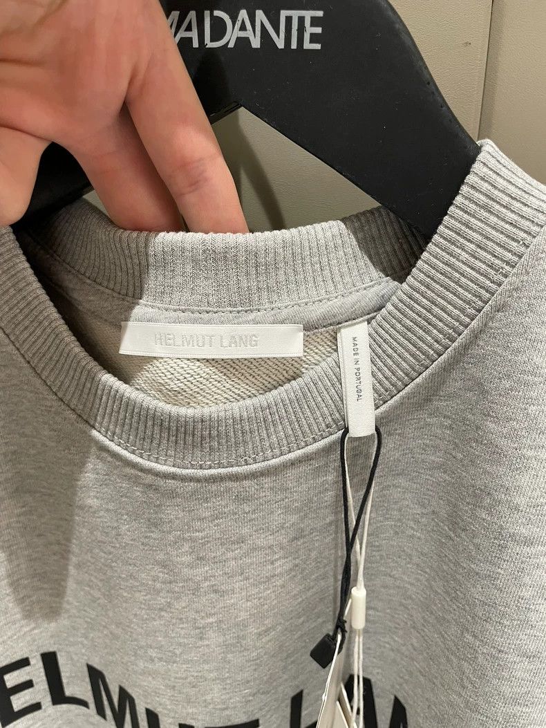 Helmut Lang HELMUT LANG Long Sleeve Crewneck Sweatshirt - dmc Size US S / EU 44-46 / 1 - 5 Thumbnail