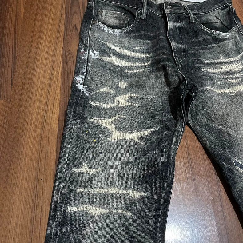 Neighborhood NEIGHBORHOOD 16SS Distressed Denim Jeans - dmc Size US 29 - 3 Thumbnail