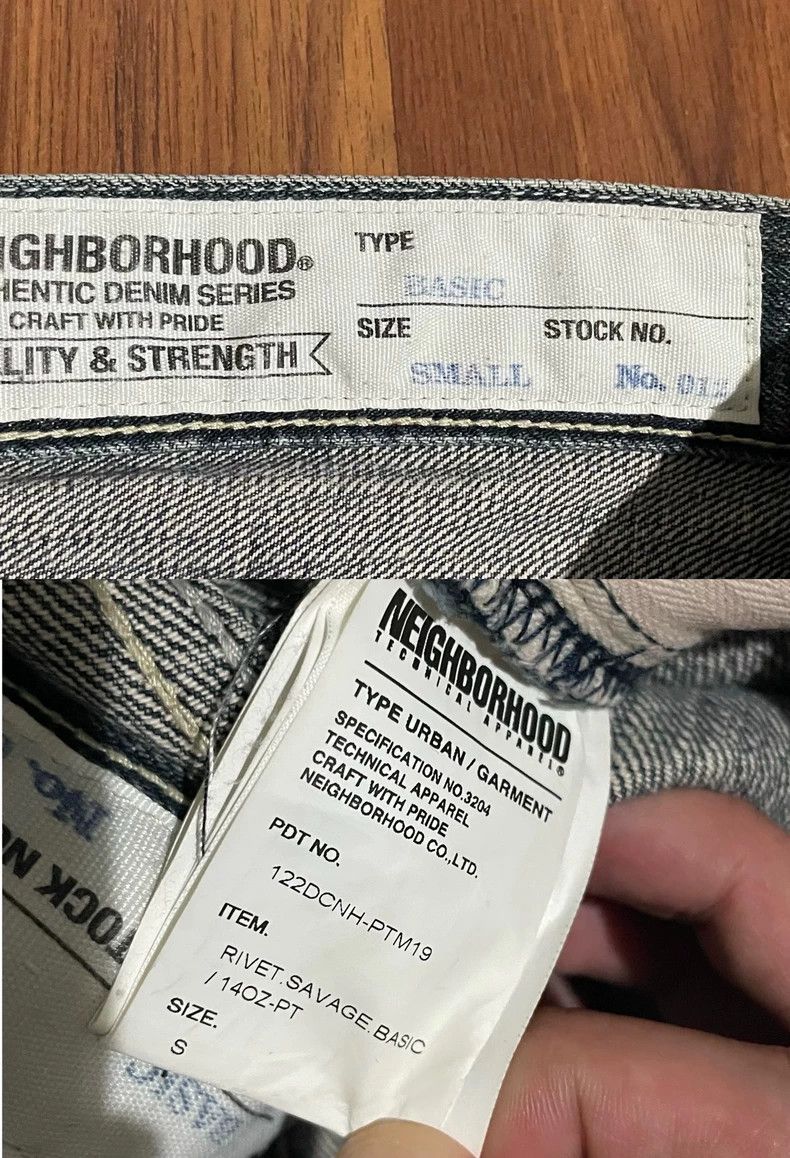 Neighborhood NEIGHBORHOOD 12AW Basic Denim Jeans - dmc Size US 26 / EU 42 - 6 Thumbnail