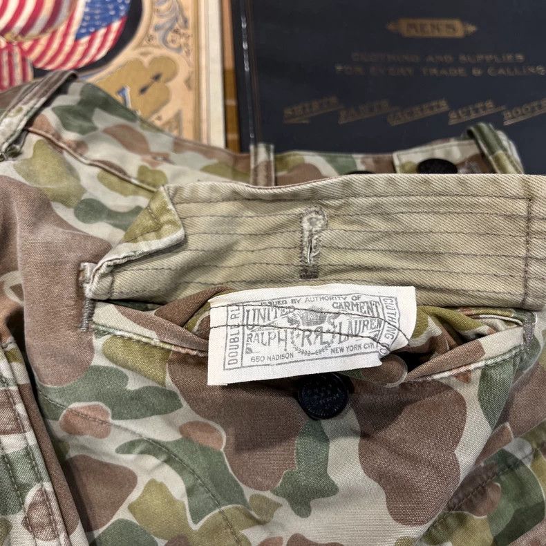 RRL Ralph Lauren RRL Camouflage Cargo Shorts - dmc Size US 29 - 3 Thumbnail