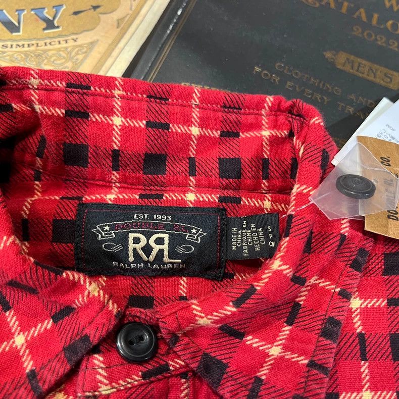 RRL Ralph Lauren RRL Red Plaid Button-Up Shirt - dmc Size US S / EU 44-46 / 1 - 4 Thumbnail