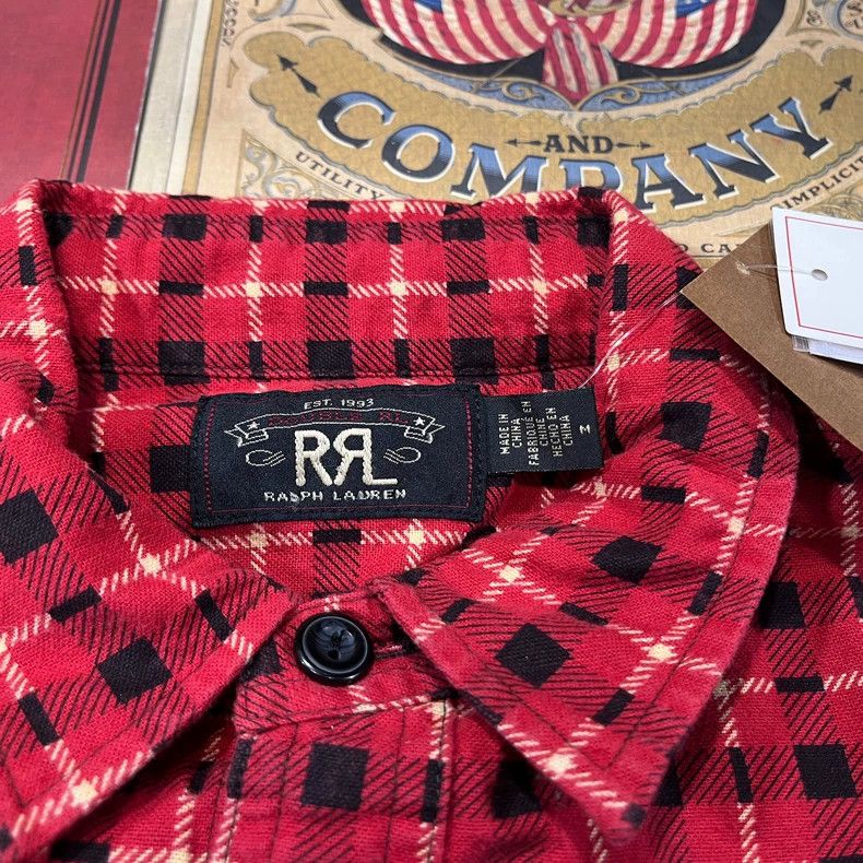 RRL Ralph Lauren RRL Red Plaid Button-Up Shirt - dmc Size US S / EU 44-46 / 1 - 3 Thumbnail