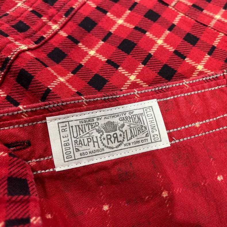 RRL Ralph Lauren RRL Red Plaid Button-Up Shirt - dmc Size US S / EU 44-46 / 1 - 5 Thumbnail