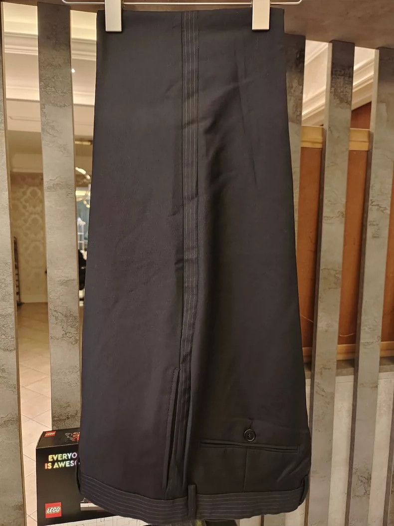 Vintage KENZO Men's Formal Black Pants - dmc Size US 26 / EU 42 - 3 Thumbnail