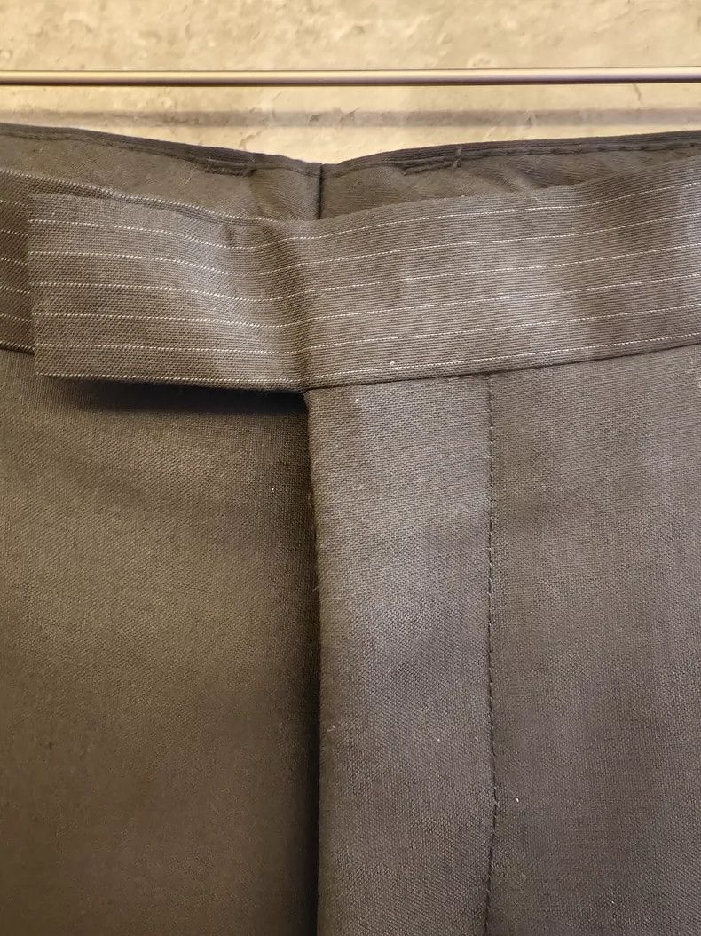 Vintage KENZO Men's Formal Black Pants - dmc Size US 26 / EU 42 - 6 Thumbnail