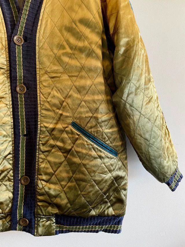 Kapital KAPITAL Velvet Embroidered Quilted Jacket - dmc Size US XL / EU 56 / 4 - 5 Thumbnail