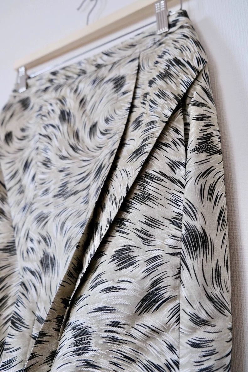 Kenzo Kenzo Silk Blend Artistic Line Skirt - dmc Size US 38 / EU 54 - 5 Thumbnail