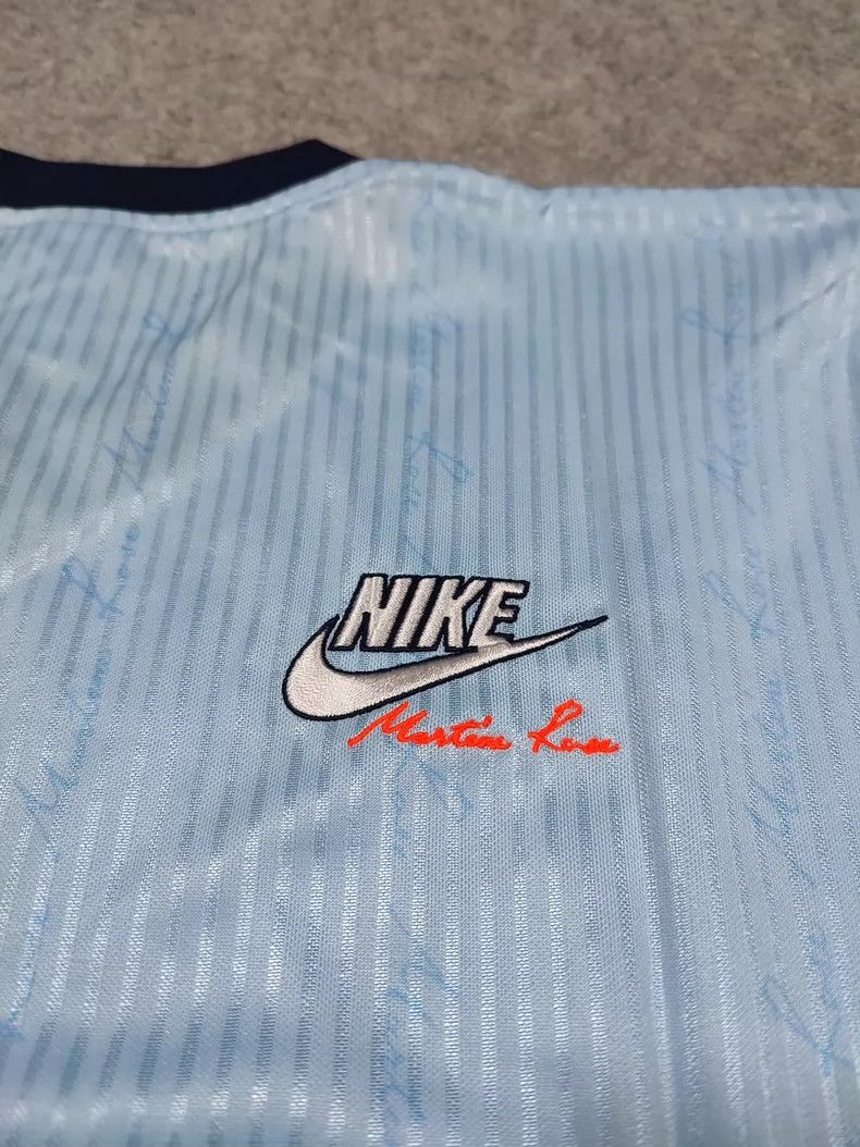 Martine Rose Martine Rose x Nike Loose Short Sleeve T-Shirt - dmc Size US L / EU 52-54 / 3 - 5 Thumbnail